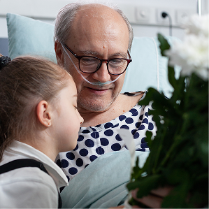 Family receiving practical support