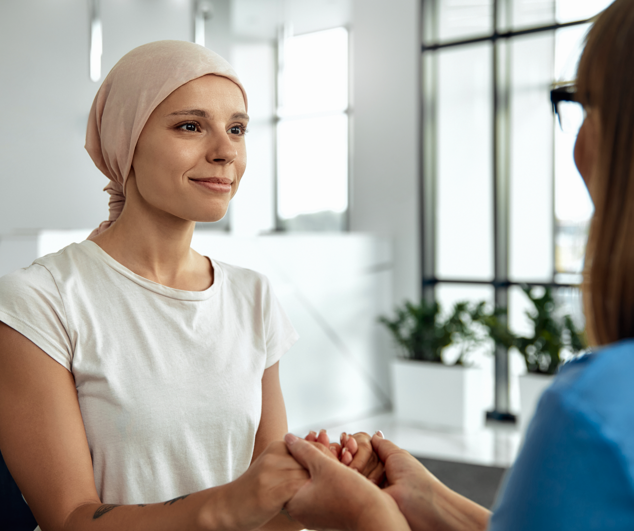 People affected by cancer receiving care and support